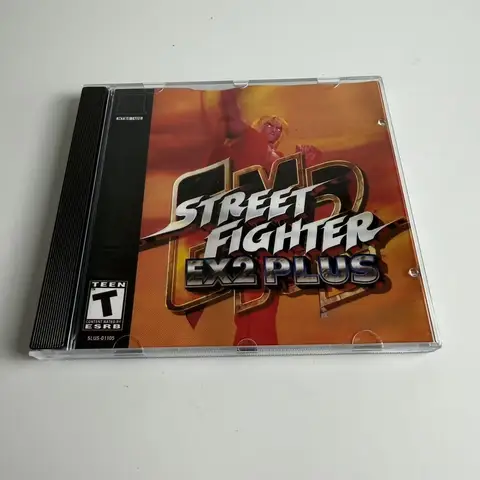 High-quality Reproduction Disc for PS1: Street Fighter EX2 PLUS (US Vibration Version, No Manual)