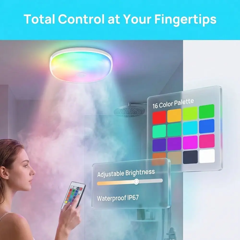luce-per-doccia-ricaricabile-impermeabile-ip65-16-colori-6-pollici-controllo-touch-e-remoto-300lm-luminosa