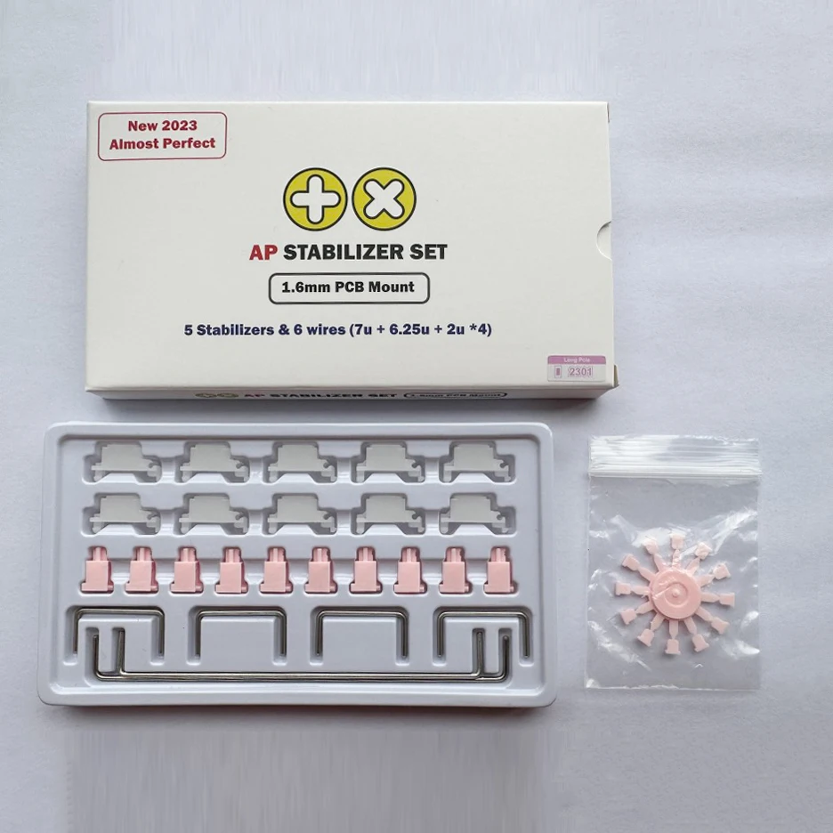 기계식 키보드용 TX 스태빌라이저 AP 스태빌라이저 세트, 1.6T PCB 마운트 스태빌라이저, 2023 신제품
