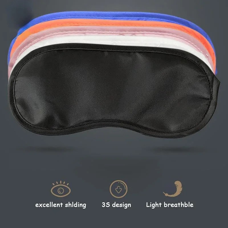 2Pc Natural Sleeping Eye Mask Shade Cover Shade Patch Kobiety Mężczyźni Miękka przenośna opaska na oczy Travel Eye Patch Piękno i zdrowie