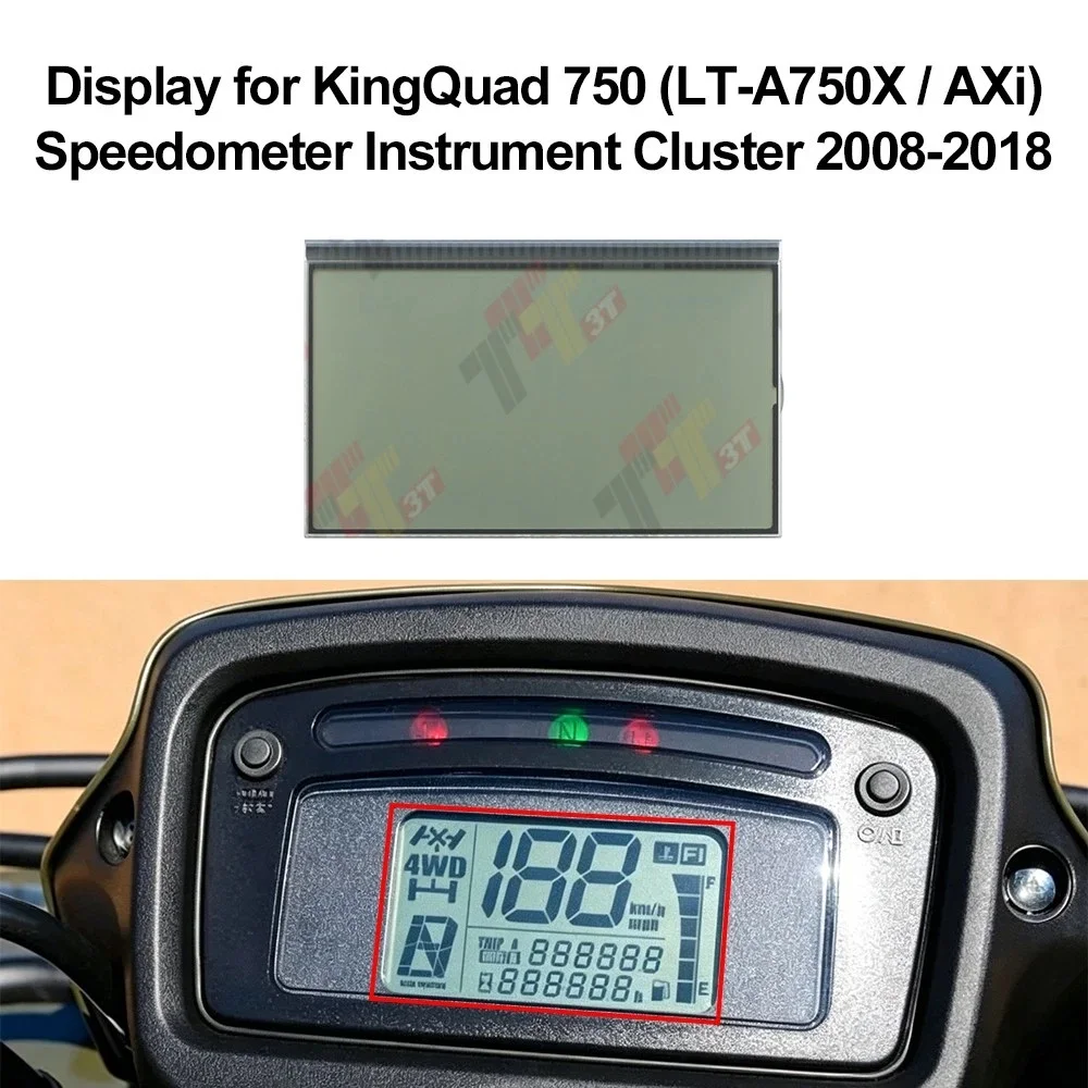 Display for Suzuki KingQuad Speedometer Gauge Cluster