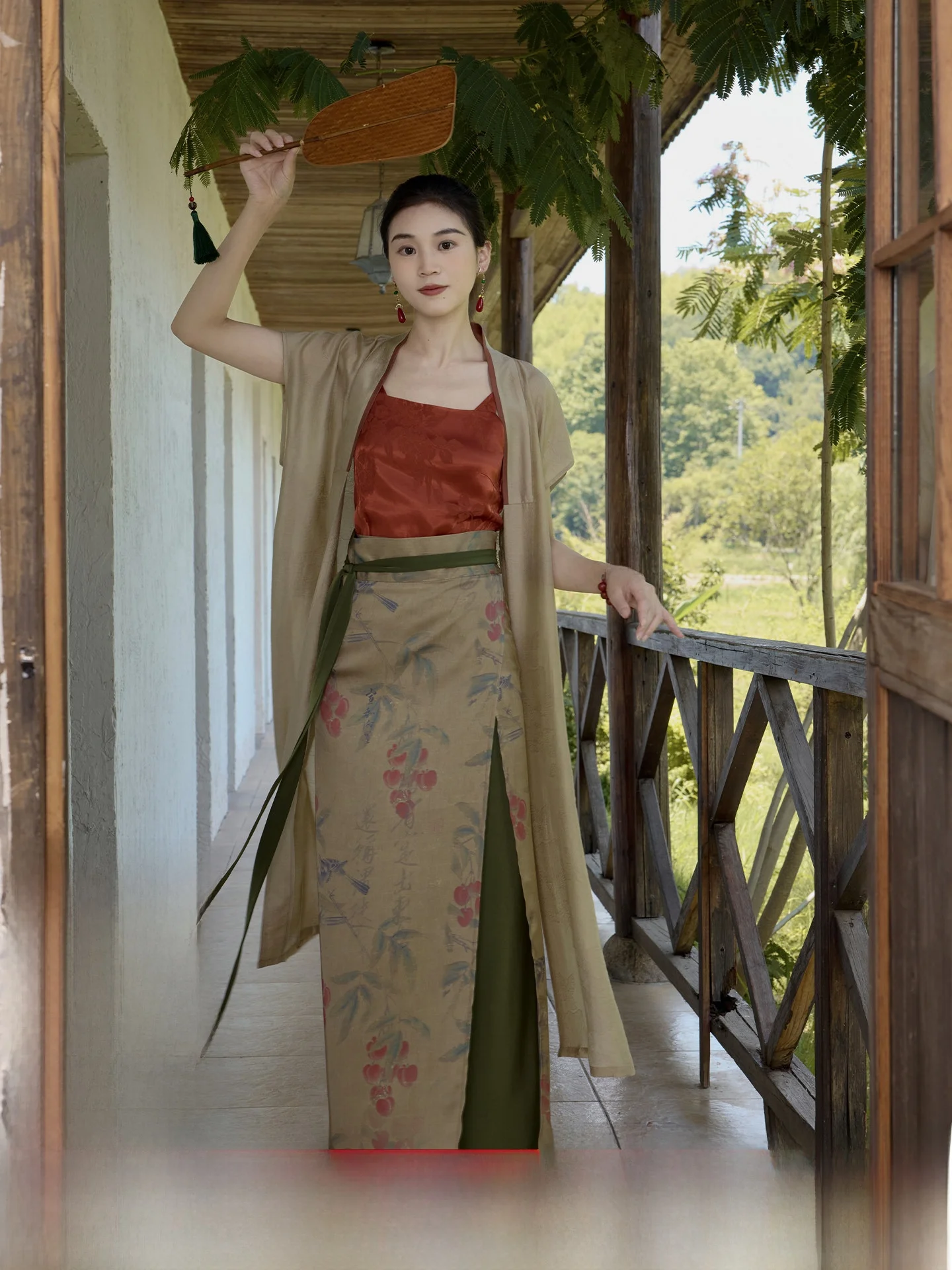 

Женский летний комплект Ханьфу TingXun DanLi: жилет в стиле династии Сун, модный национальный стиль, для повседневной носки, с возможностью индивидуального подбора размера