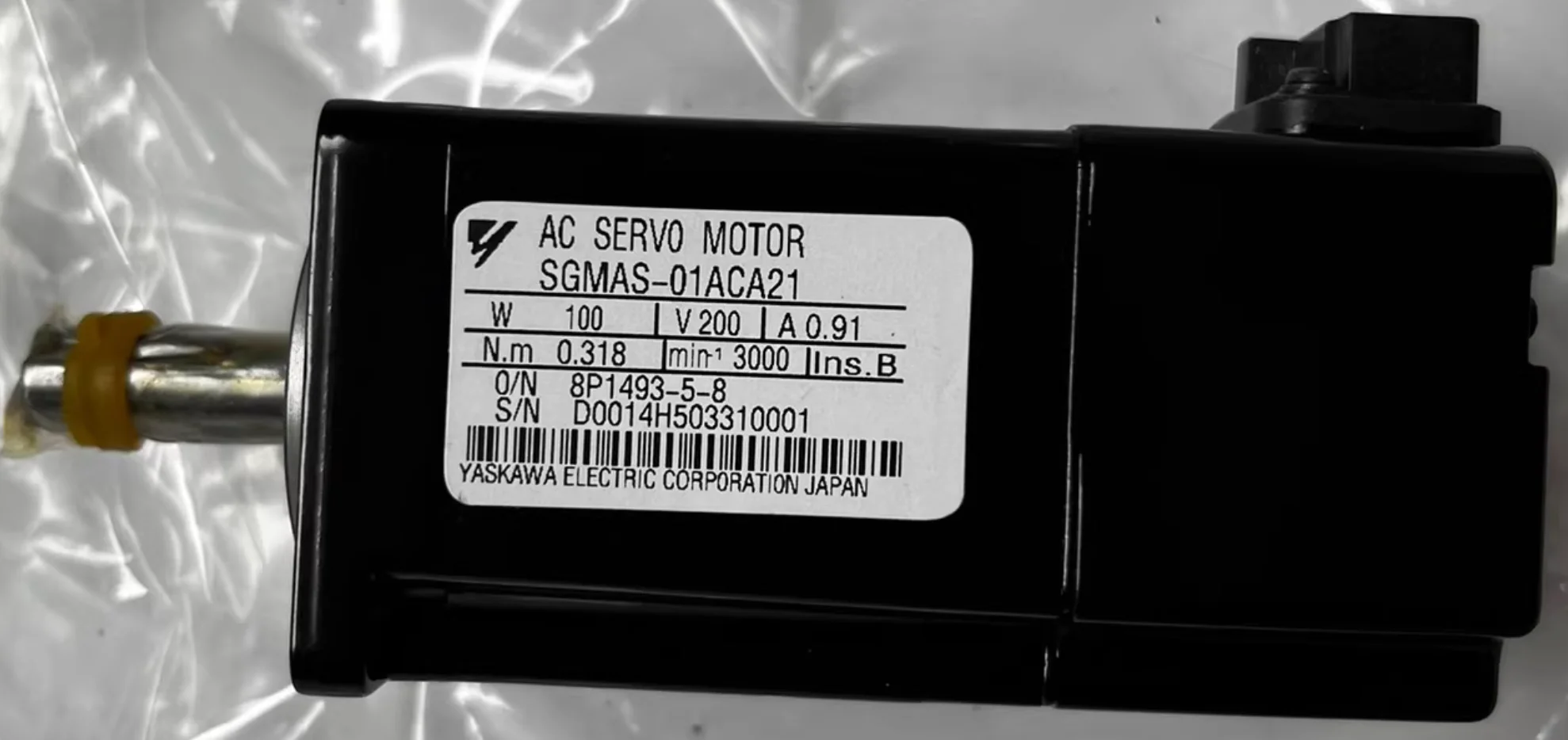 1-year warranty Brand New SGMAS-01ACA21 Servo Motor Fast shipping In Stock，SGMAS 01ACA21