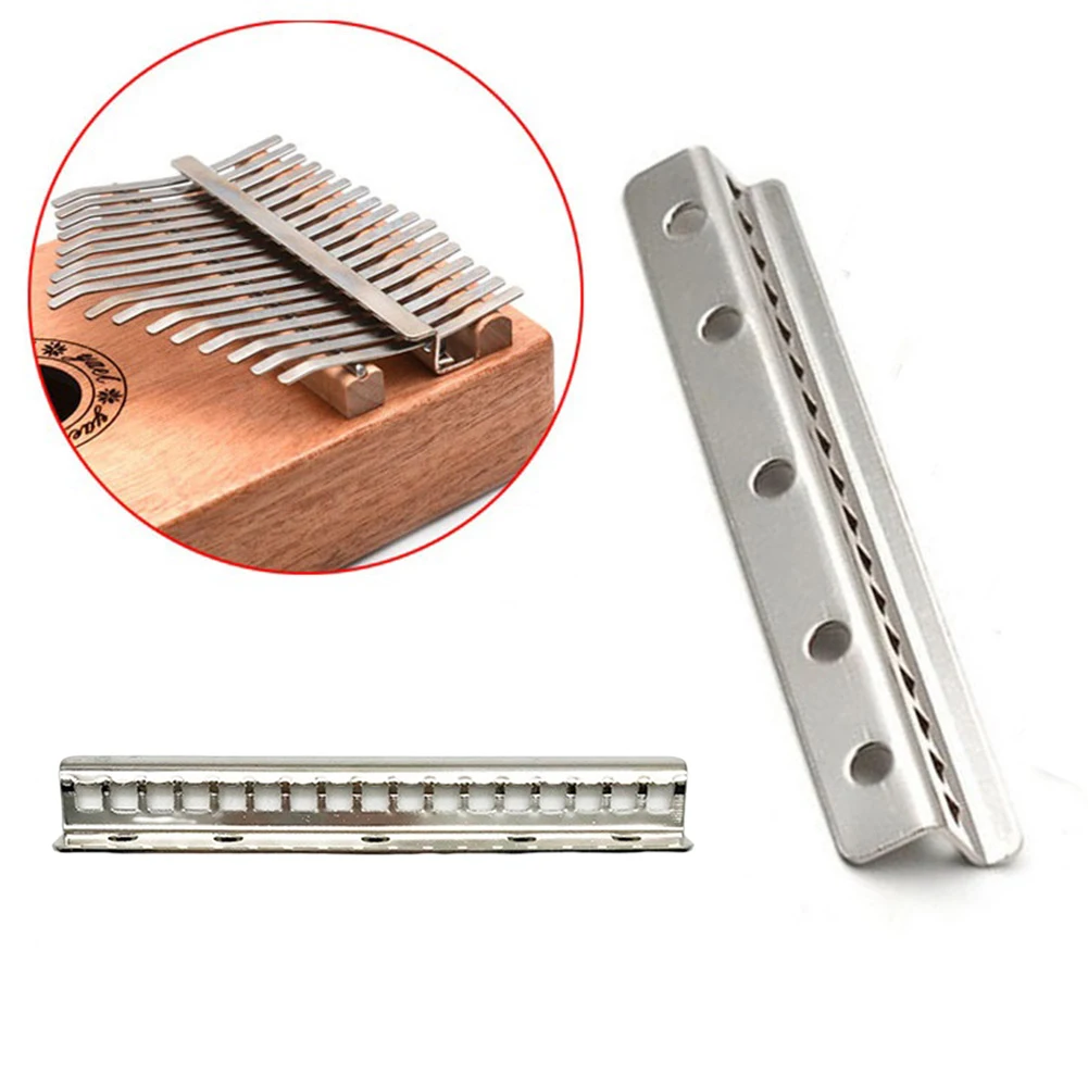 17 Keys Kalimba Bridge Saddle Metal Kalimba Instrument Assembly Bridge Thumb Piano Accessories DIY Replacement Parts