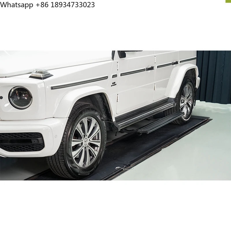 2019-2025 Year W463A Electric Side Step Pedal Steel Car Running Boards for  G450D G500 G350 G63 Rotating Style Auto Side Steps
