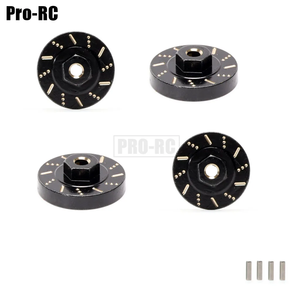 4Pcs Wheel Hex Adapter Combiner Brake Disc for RC Axial SCX24 1967 Chevrolet 90081 C10 1/24 AXI00001T1 AXI00004 4WD-RTR