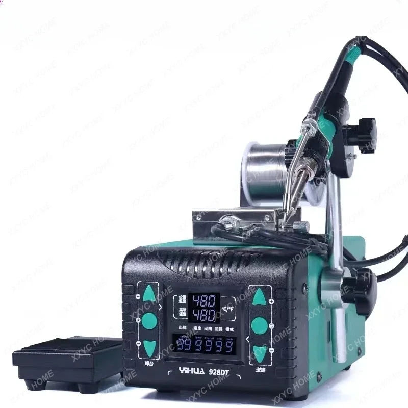 928dt High-Power Machine Pedal Tin Outlet Electric Soldering Iron Welding Tool Spot-Welder Soldering Station