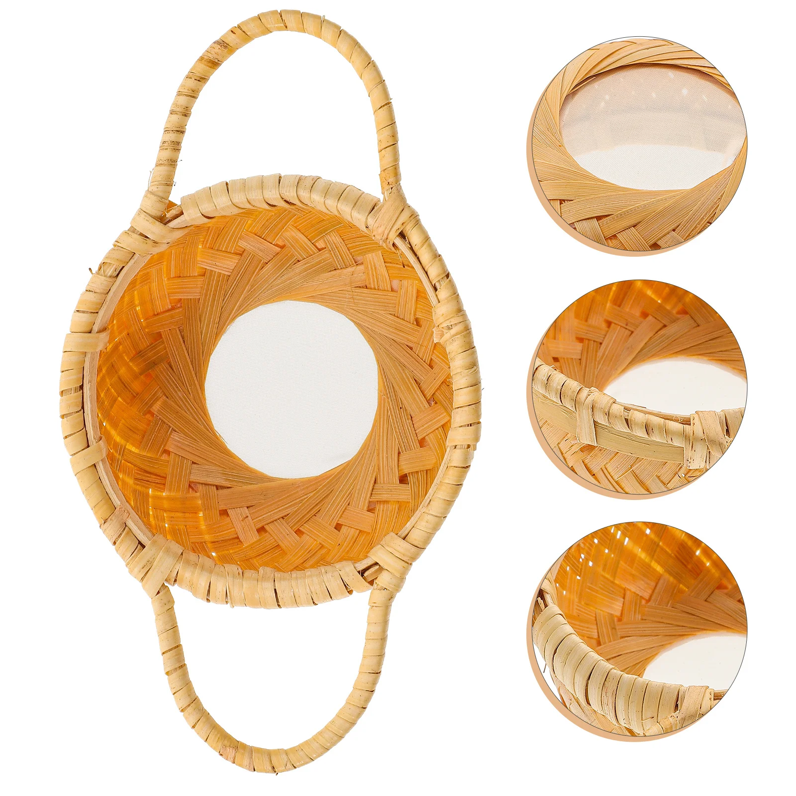

Premium Rattan Tea Filter Woven Strainer Kung Fu Style Fine Workmanship Smooth Polishing Practical for Families Hotels