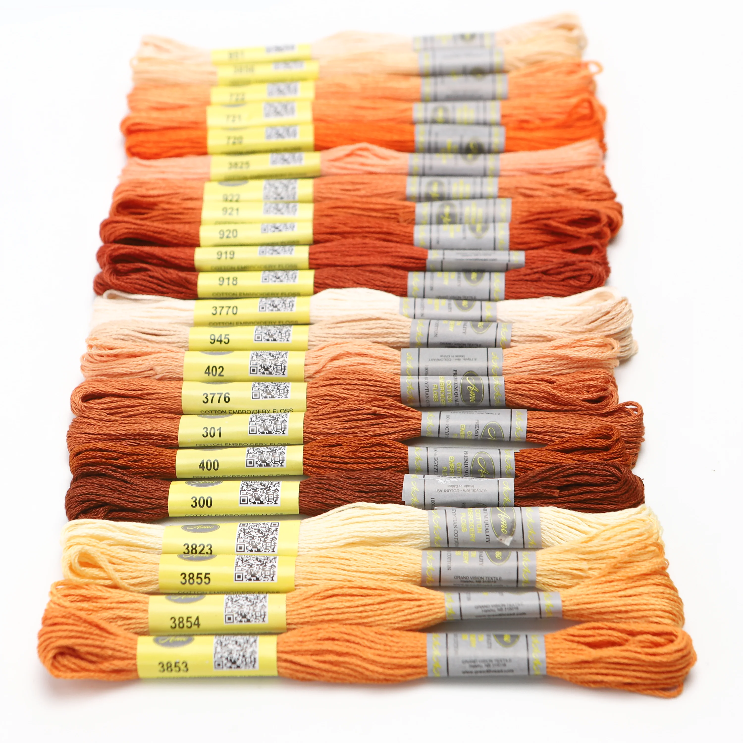 15Th DMC Chart Column 12 Skeins of 8.7 Yards Double Mercerized Cotton Floss Cross Stitch Embroidery Thread 22 Colors Available