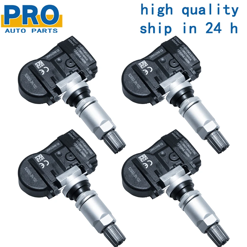 4pcs Tire Pressure Sensor 52933-3N100 529332M650 for Hyundai i30 I55 Equus Creta for Kia Venga Sorenta Picanta Magentis Ceed