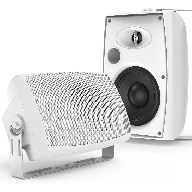 

Наружный Bluetooth-динамик, водонепроницаемый, 400 Вт, настенное крепление, патио, бассейн, терраса, заднего двора
