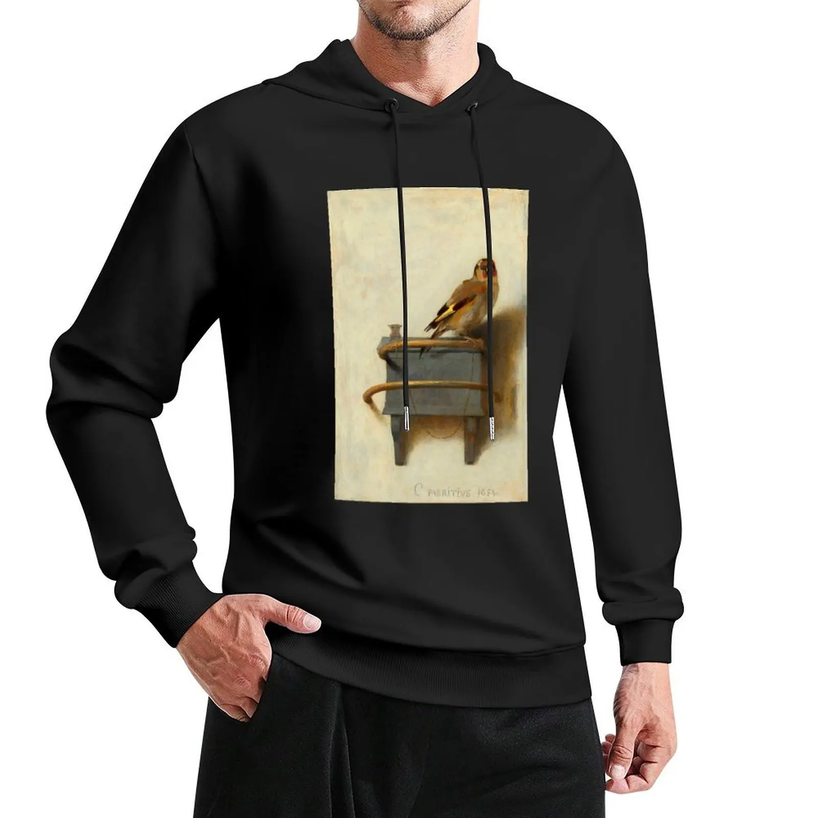 

Carel Fabritius The Goldfinch Pullover Hoodie aesthetic clothing men's sweat-shirt set men hoodie