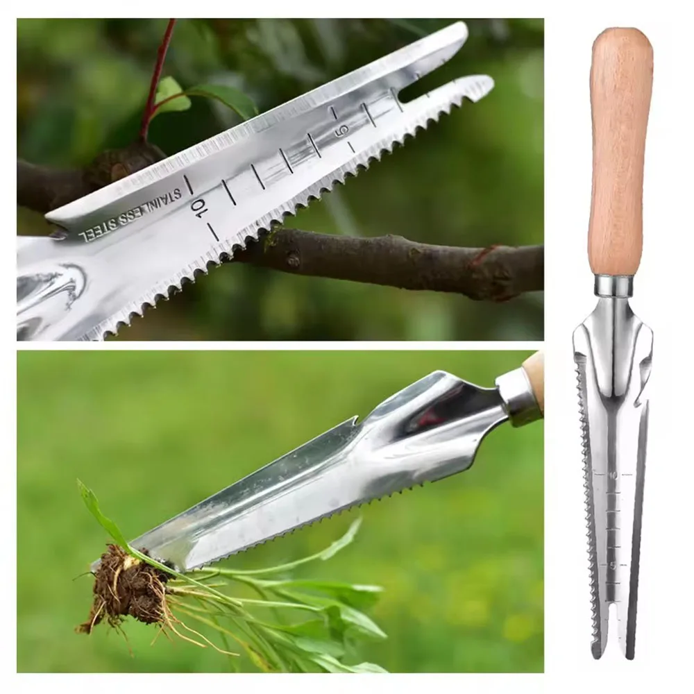 Weed Remover Garden Crack Weed Remover Weed Removal Tool Easily For Yard Lawn Gardening Tools Stainless Steel Sharp Spike Rake