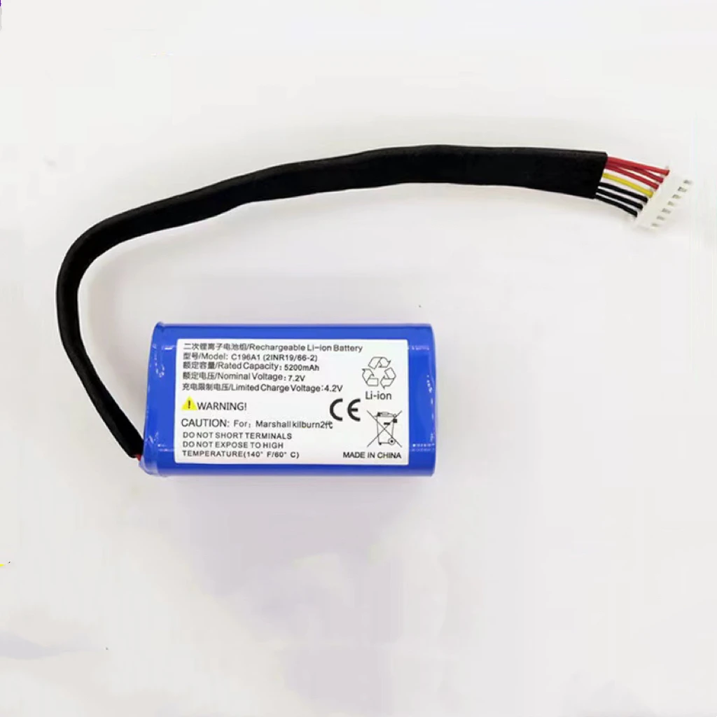 NEUE 7,2 V 5200 mAh Batterie C196A1 7252-XML-SP Für Marshall Kilburn II 2 Gen Bluetooth Lautsprecher Batterien