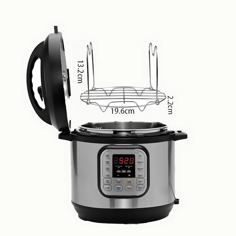 Stainless Steel Steaming Rack Kitchen Supplies Steamer Basket Handles Cooking Utensils Food Steamer Rack Rice Cooker Heat