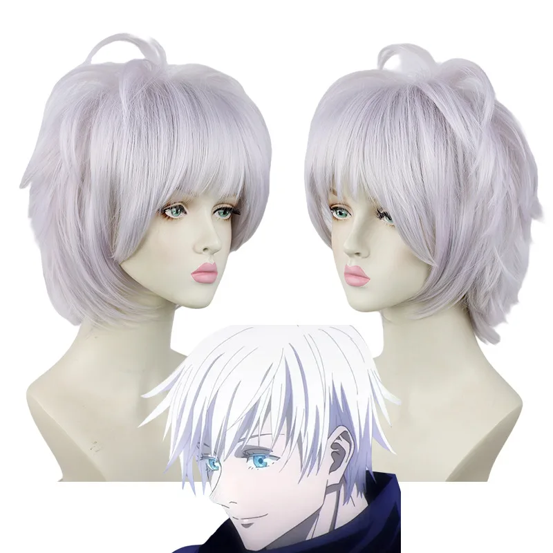 Anime Jujutsu Kaisen Cosplay Satoru Gojo Itadori Yuji Ryomen Sukuna  Fushiguro Megumi Zenin Maki Cosplay Wig With Free Wig Cap