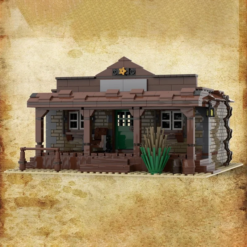 ตัวต่อโมเดลชุดใหญ่ คอลเลคชั่นเมืองตะวันตก ชุดเทคนิคแบบโมดูล ของเล่นบล็อก DIY ชุดประกอบ ของขวัญ