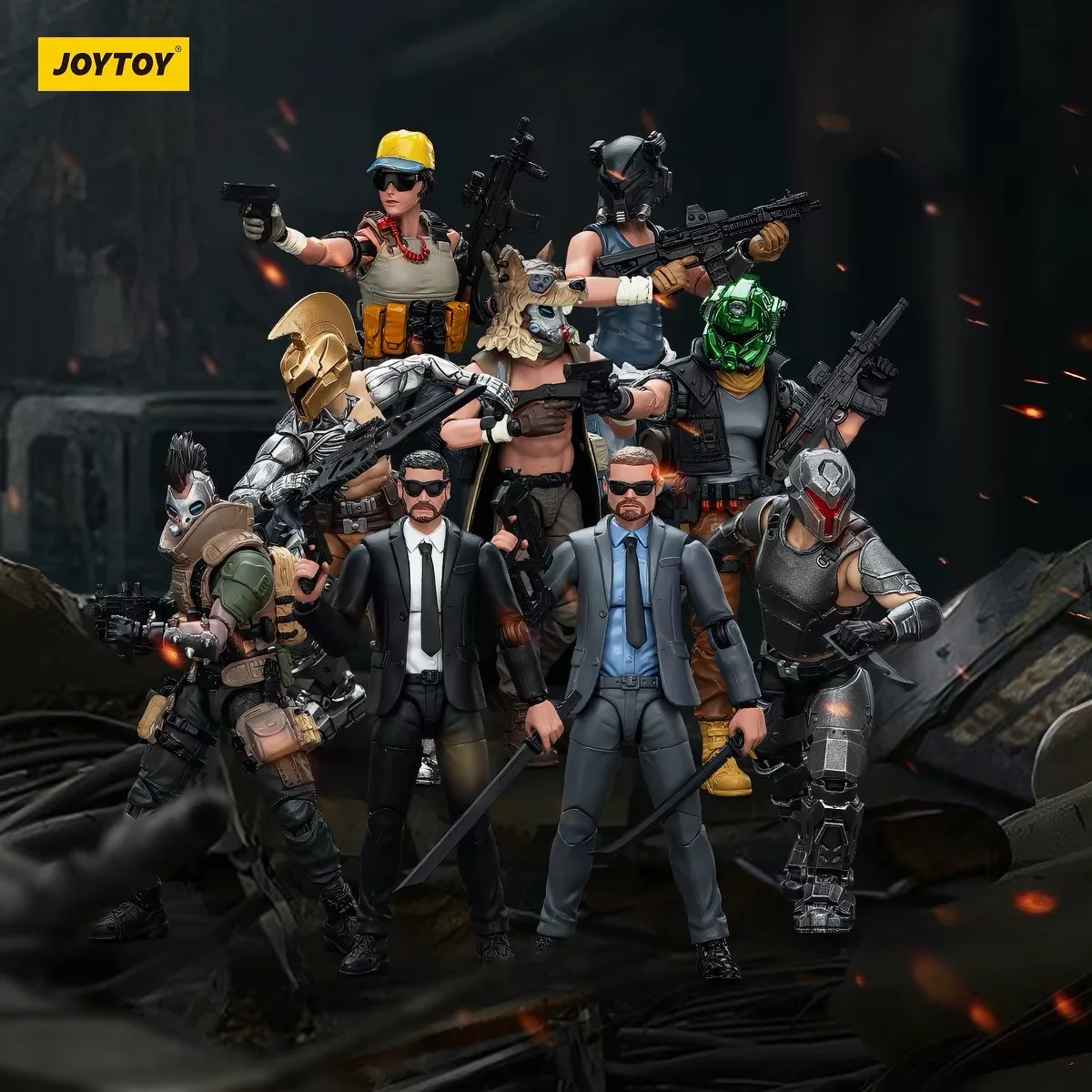 

Genuine JOYTOY Army Builder Promotion Pack Figure 1/18 Action Figure Hand Model Collection Desktop Ornament Decorative Gift Toy