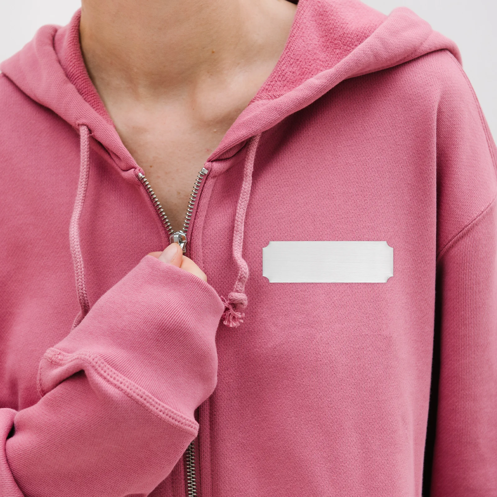 

20Pcs Blank Stainless Steel Name Tags Rectangular Metal Plates for Desk Office Nameplate Engraving DIY Stamping Blanks Silver