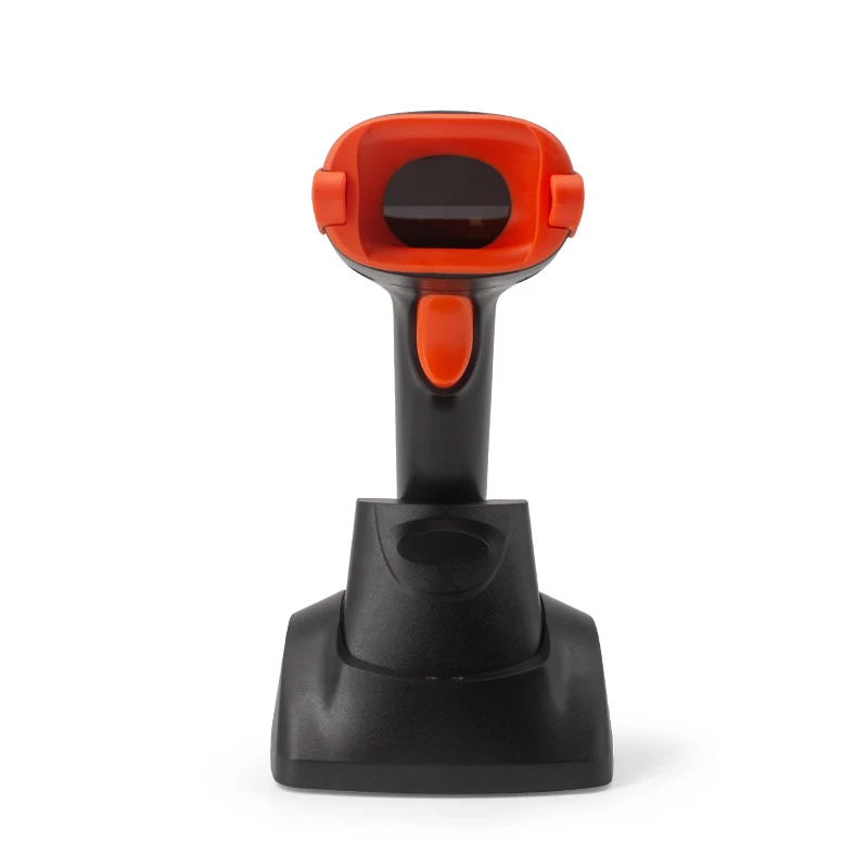 

QR Code Wireless Barcode Scanner Wireless or Bluetooth Code Reader Handheld Bar Reader with Charging Base PDF417 DM Code Scanner