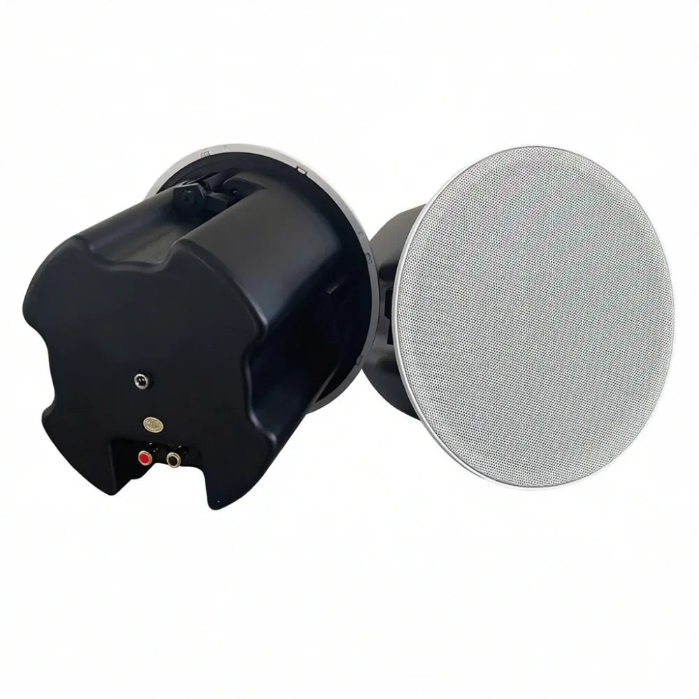Active 5-6 Inch Coaxial Ceiling Speaker Built-In Power Amplifier Borderless Design for Kitchen Bedroom Aux Home Theater Systems