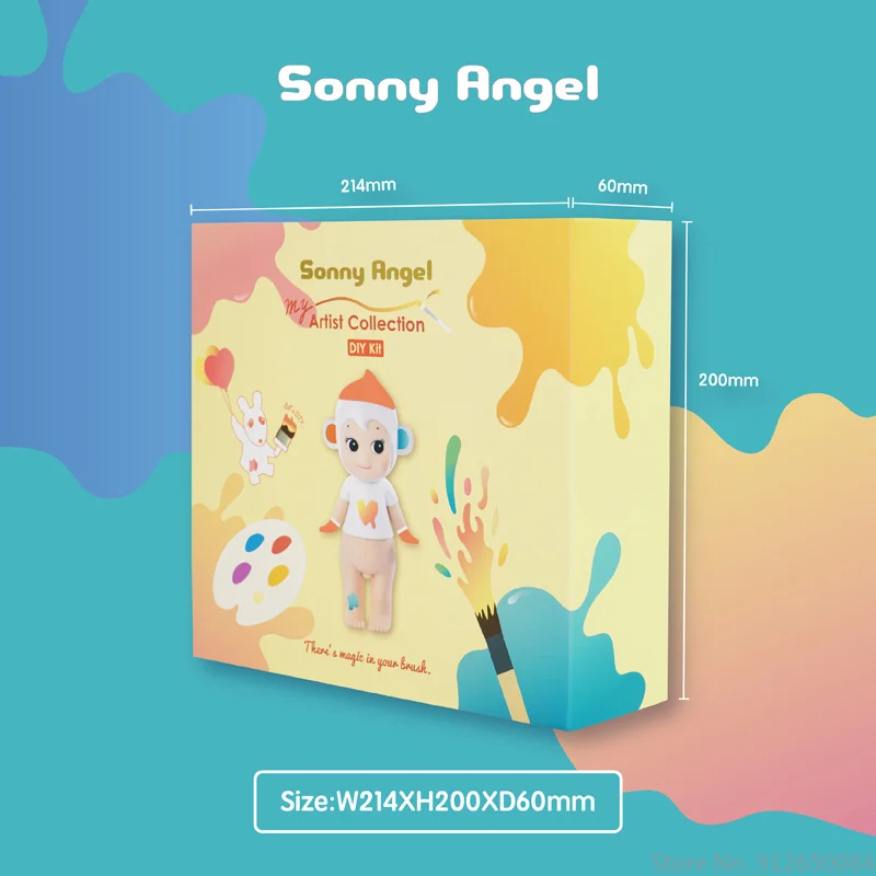 Sonny Angel Trendy Blind Box Ac-Diy Zelfgetrokken poppenset Dierentaart Auto gemonteerd Decoratief speelgoed Kinderverjaardagscadeaudoos