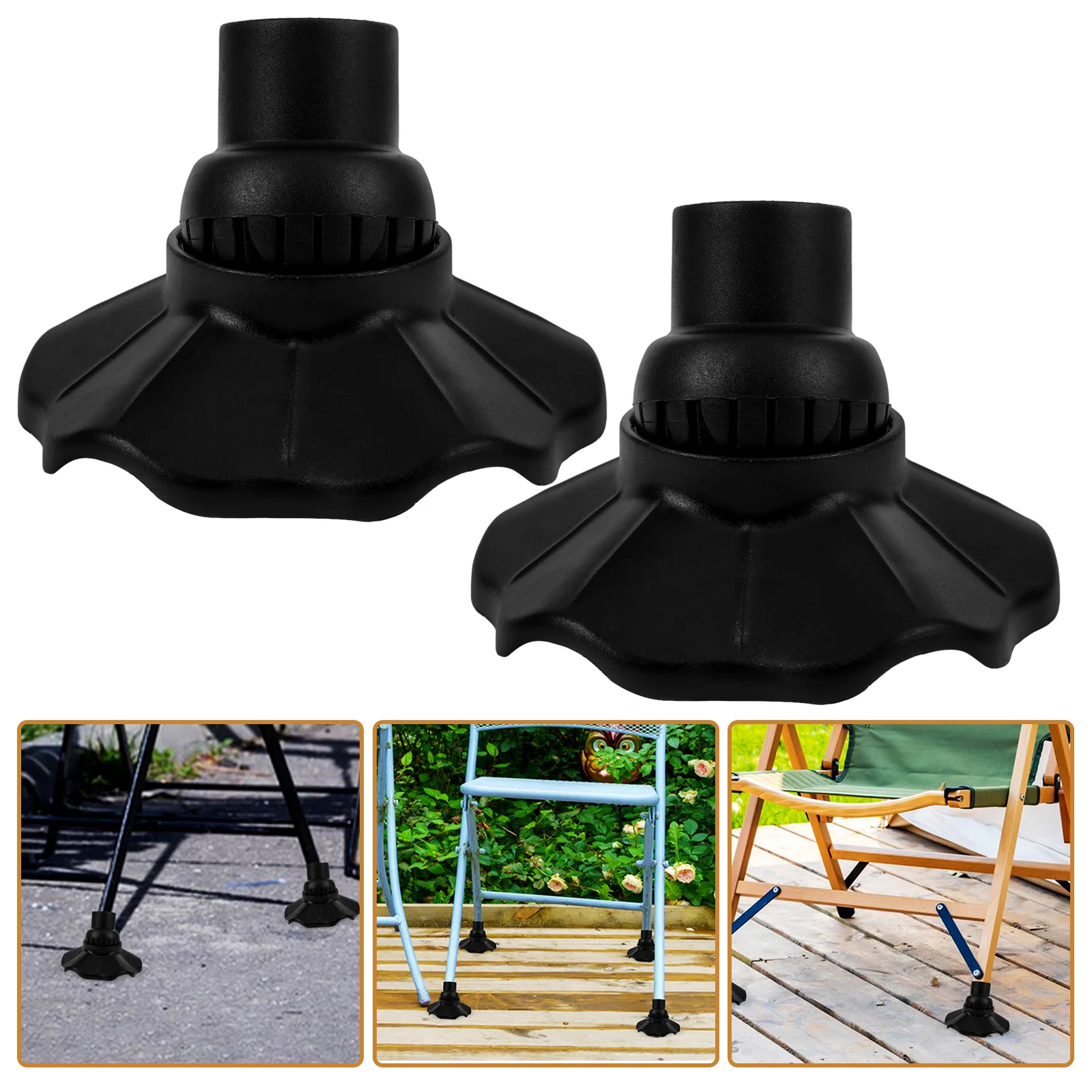 4 Pcs Foot Support Outdoor Chair Accessories Office Cover Table Leg Protector 750X500X220CM Nylon Plastic Protectors