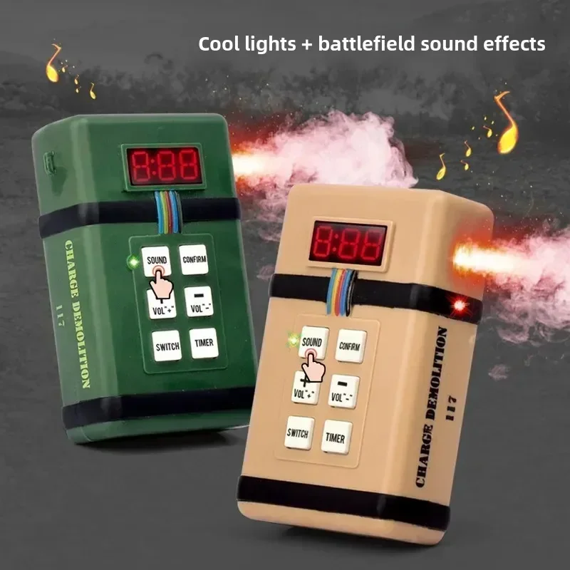 

16Tactical Toy with Light Sound Effects, Boys CS Role Playing Game Accessories Best Gift