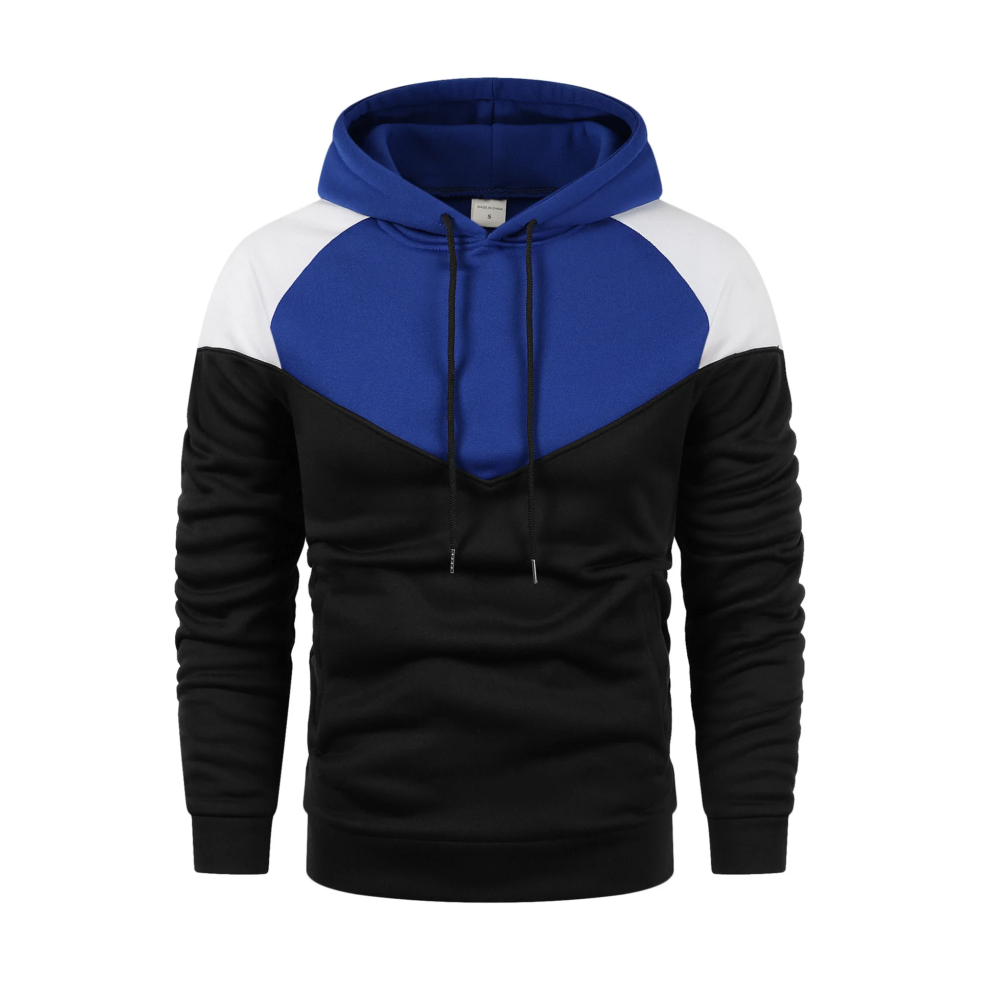2024 Spring and Autumn New Men\'s and Women\'s Fashion Trendy Brand Splicing Hoodie Outdoor Sports Running Harajuku Street Wear