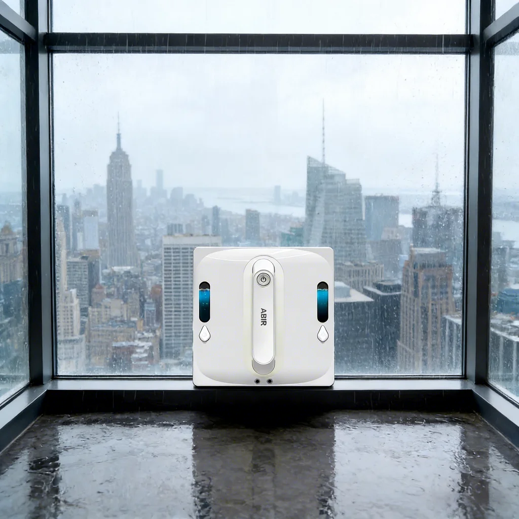 Automatic Window Cleaning Robot for Big BuildingsHigh Rise Glass with Powerful Suction Remote Control and Smart Route Planning
