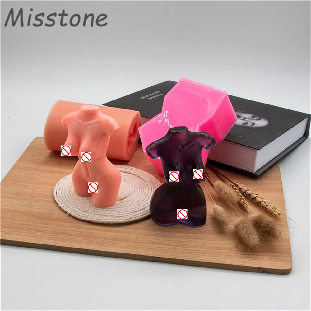 

Human Body Silicone Candle Mold for Women Lady Fragrance Soy Wax Handmade Soap Kitchen Accessories Female Handcraft 3D DIY Resin