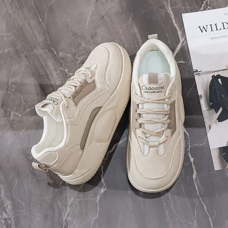 Suela de tenis Plataforma Particular Mujer Zapatos Mary Jane Marrón Tenis Diseñador Zapatillas Mujer Deporte Moda Año Nuevo