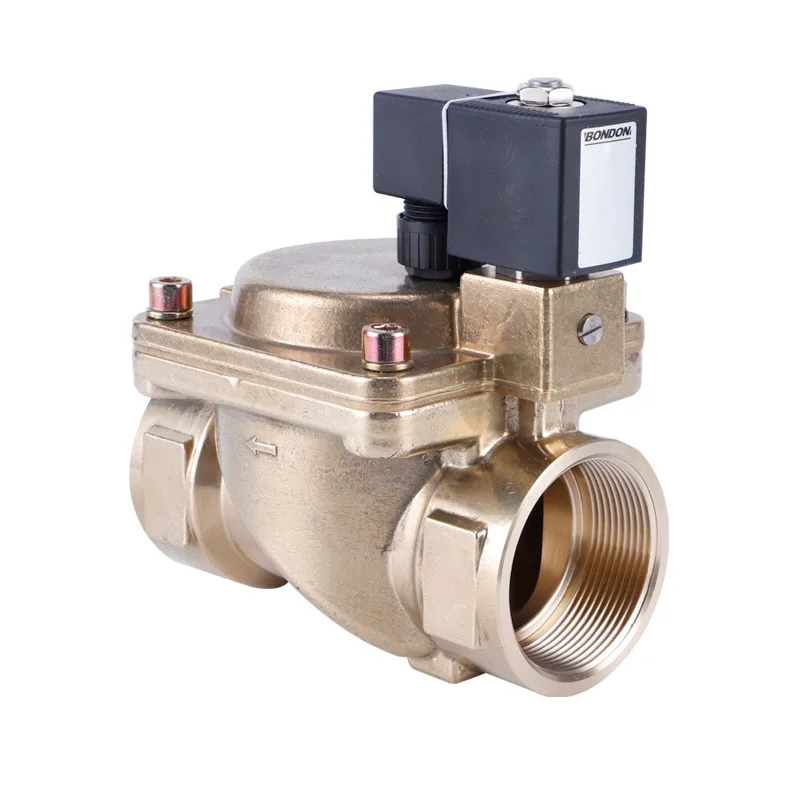 

Two-position two-way brass stainless steel diaphragm solenoid valve water valve normally closed