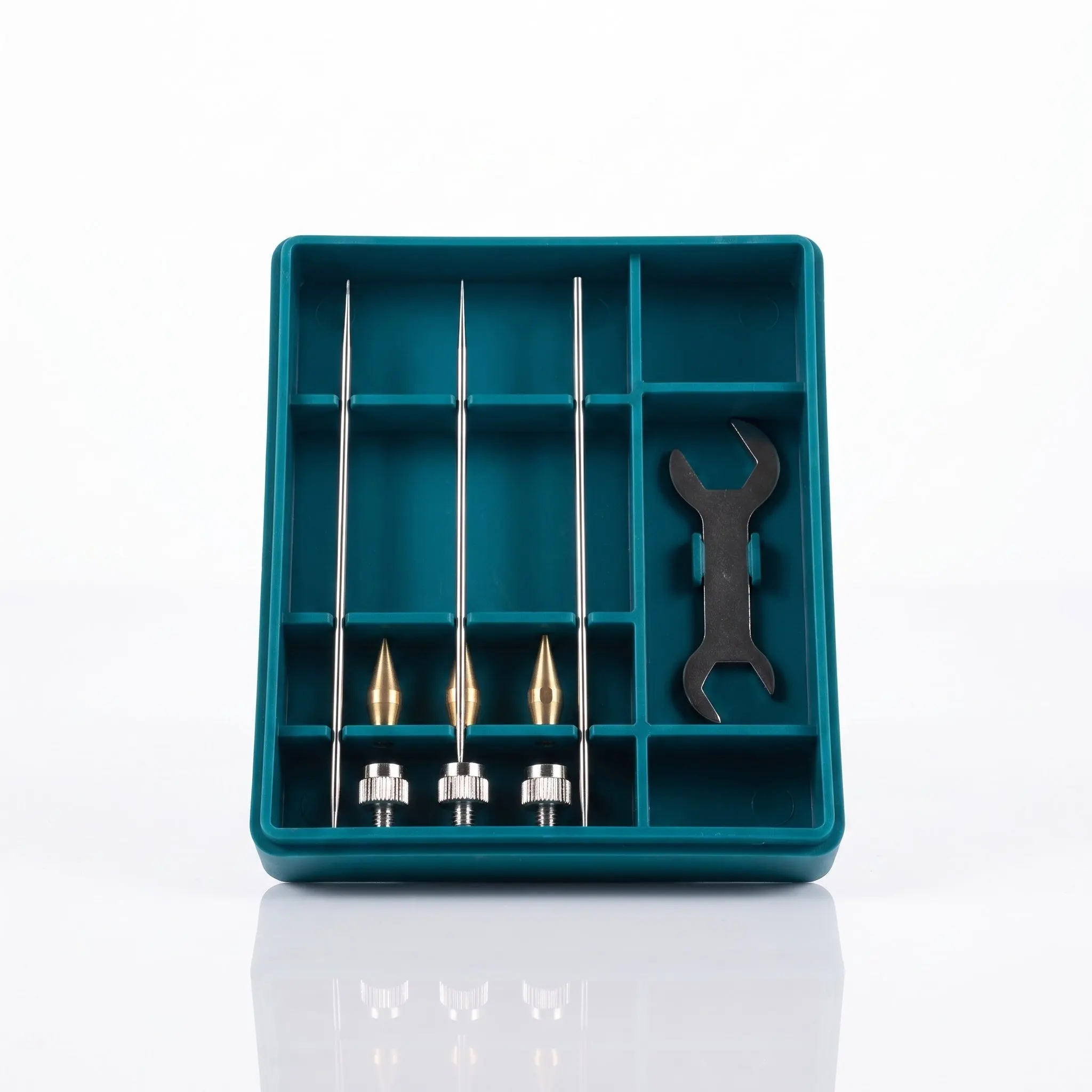 1Set Airbrush Nozzle Needle Cleaning Repairing Kit 03Mm 05Mm 08Mm Replacement Parts for Painting Crafts Airbrush Tool