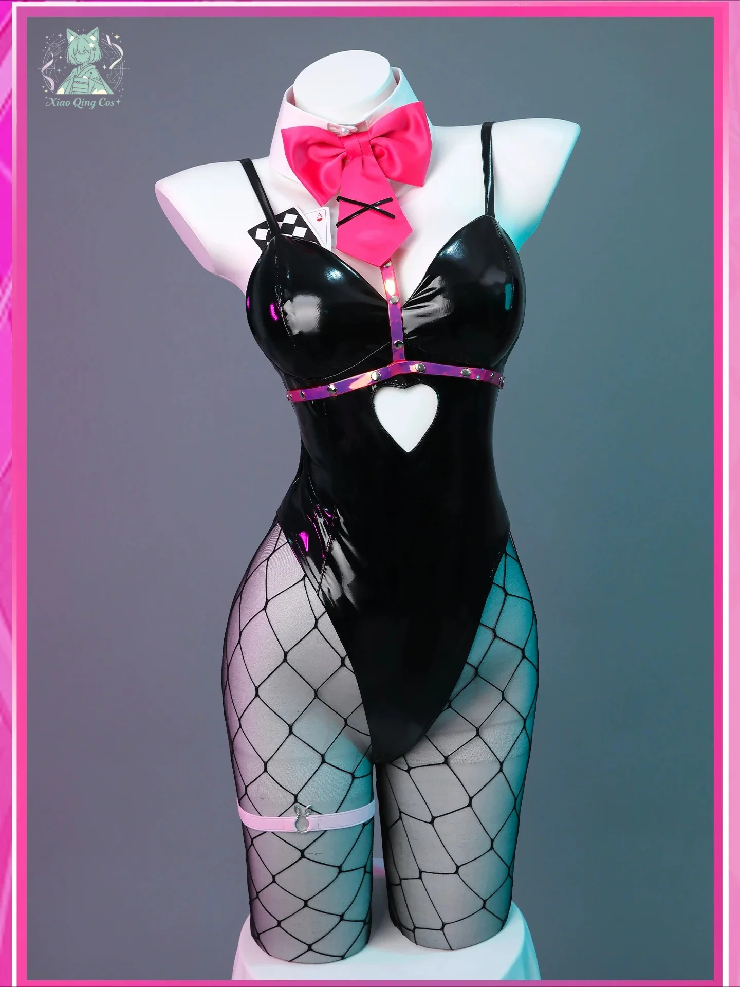 Miku Cosplay Costume Bunny Girl Rabbit Hole Full Set xiaoqing - view 5