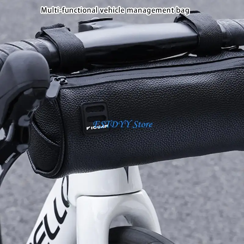 

G6DE Сумка на руль шоссейного велосипеда Водонепроницаемая передняя сумка для велосипеда Портативная велосипедная сумка