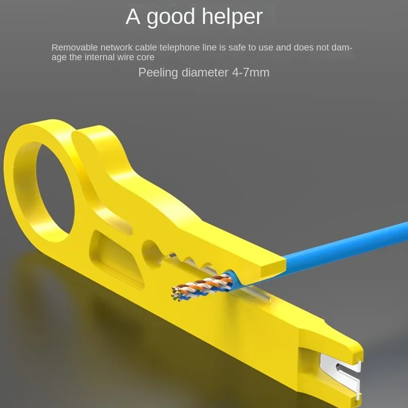 Network module wiring tool IDC terminal wiring knife, RJ45, RJ11 CAT.6 CAT.5E CAT.3