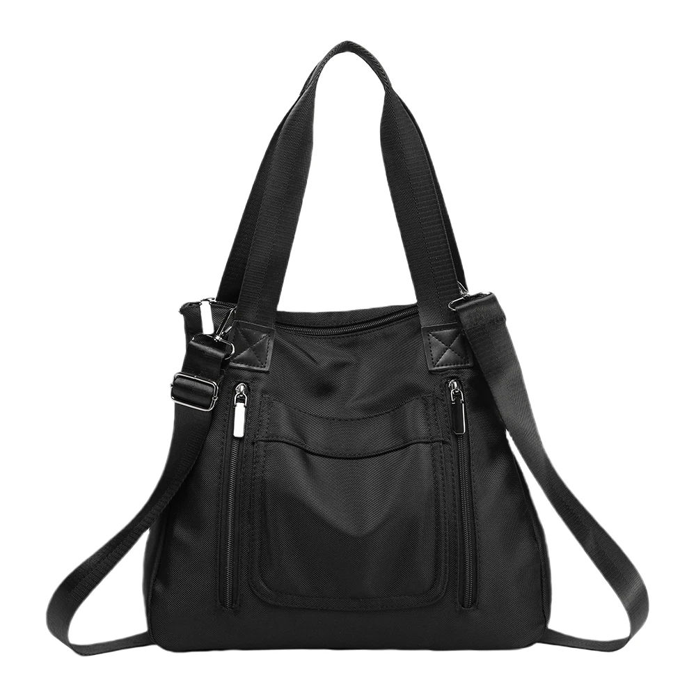 

Women's Canvas Crossbody Bag with Zipper Tote Bag Handbag Ladies Shoulder Bag Versatile Large Capacity