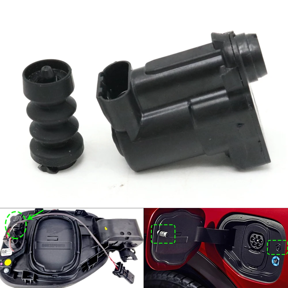 

Car Charging Door Cover Spring Rebound Buckle Snap Charge Port Cap Lockpin Motor For Ford Mustang Mach-E 2021-2025