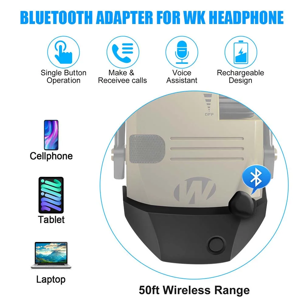 

Bluetooth-адаптер ZK30 W1 для наушников серии Walker's