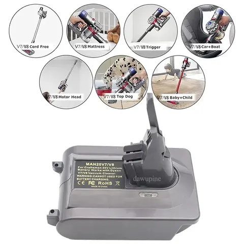 Power Tools Lithium  Battery Adapter Converter for Einhell for Ryobi for Craftsman 18V Battery for Dyson V7 V8 Vacuum Cleaner