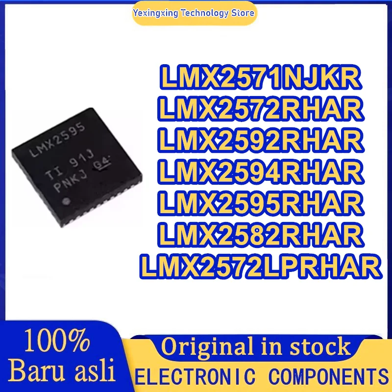 

LMX2571NJKR LMX2572RHAR LMX2592RHAR LMX2594RHAR LMX2595RHAR LMX2582RHAR LMX2572LPRHAR VQFN Чипсет IC Новый оригинальный на складе