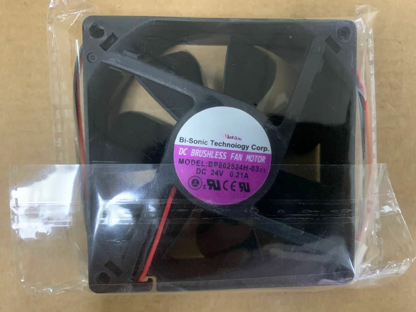 

For Bi-Sonic BP802524H-03 DC24V 0.21A 8025 Inverter Fan 2pin