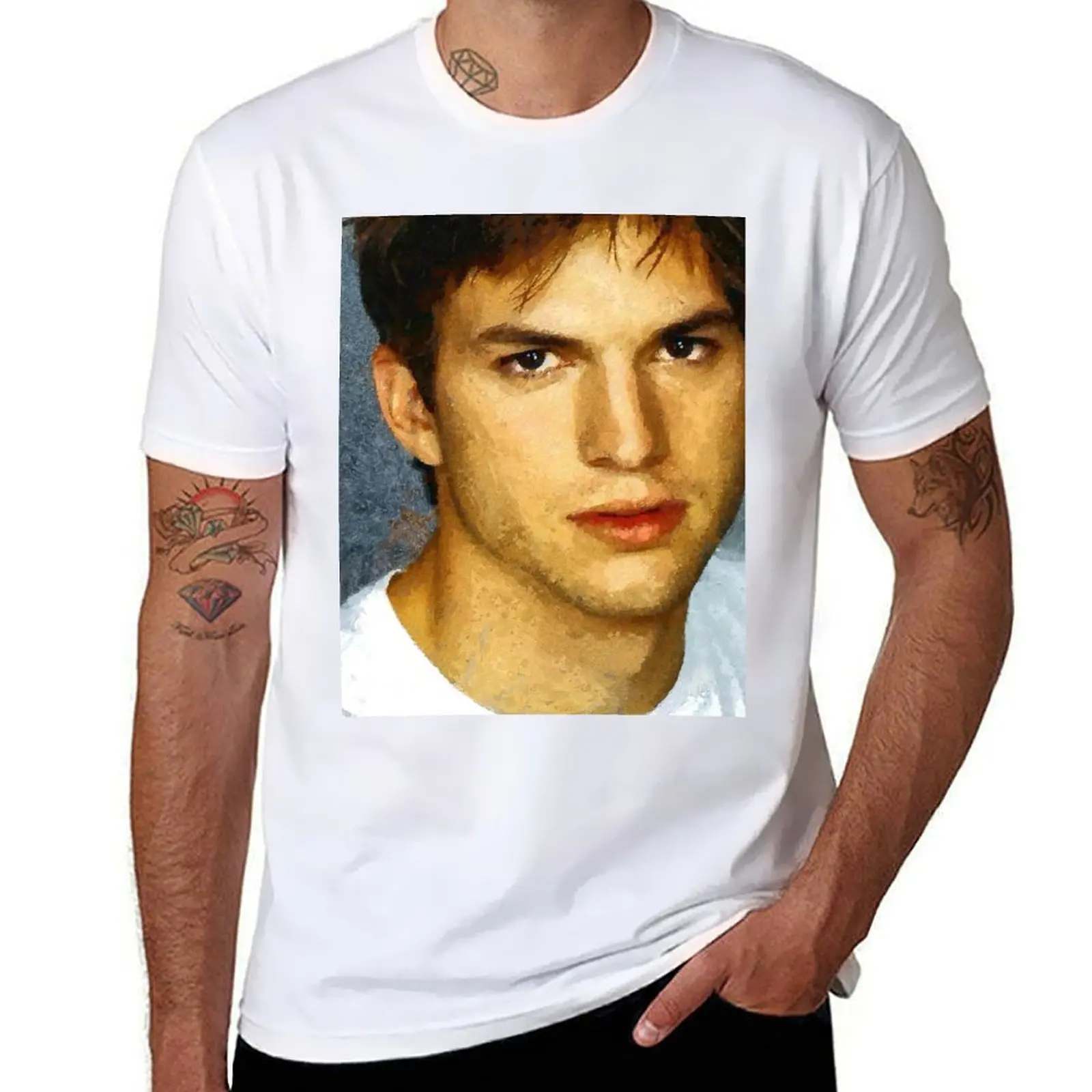 

T-Shirt shirt men 100% man for Ashton t man cotton t shirts summer shirts t