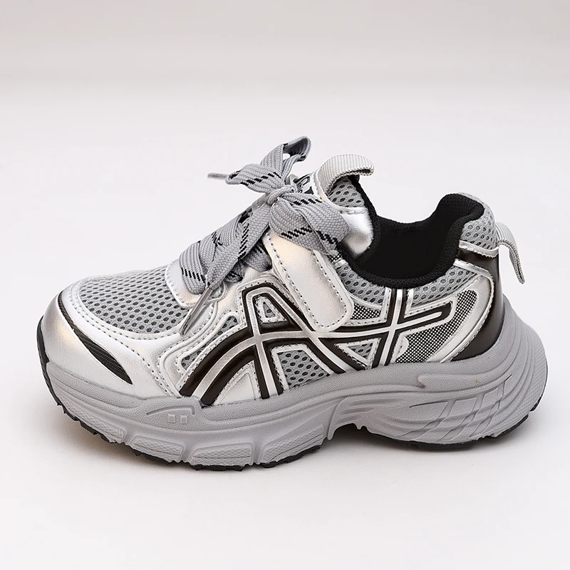 أحذية رياضية للأولاد 2025 لربيع وخريف أحذية جري عصرية للأطفال طراز جديد، خفيفة الوزن وغير قابلة للانزلاق، للأب البنات