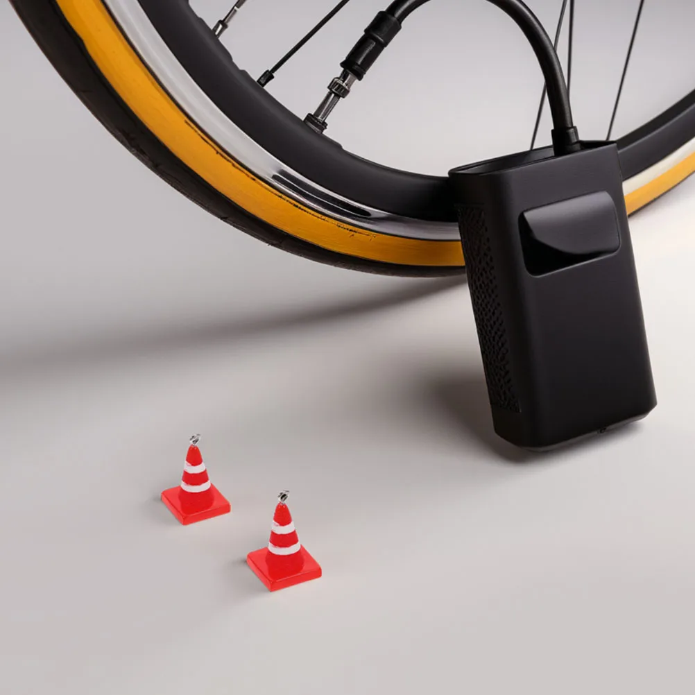 

20 шт., мини-дорожные конусные подвески из смолы, подвески для блокпостов для DIY, серьги, ожерелья, брелки, сувениры для вечеринок