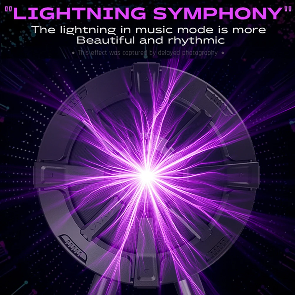 جديد تسلا لفائف الموسيقى ملموس شرارة الموسيقية تسلا لفائف الإضاءة طالب العلوم تجربة أدوات سماعة لاسلكية تعمل بالبلوتوث المتكلم