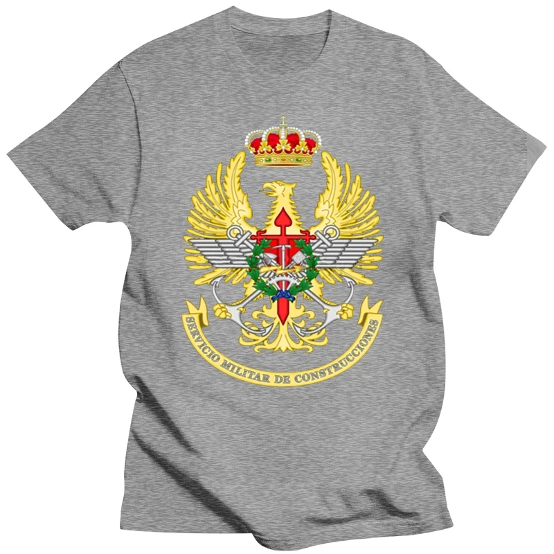 Emblem of the Spanish Armed Forces T Shirt Men Luxury Brand Tee shirts Short Sleeve Youth Guy Large and Tall Size Army T-shirt