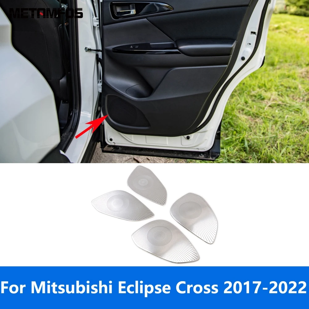 

Для Mitsubishi Eclipse Cross 2017-2021 2022, автомобильный дверной звук, аудиодинамик, крышка громкоговорителя, отделка, аксессуары для интерьера, Стайлинг автомобиля