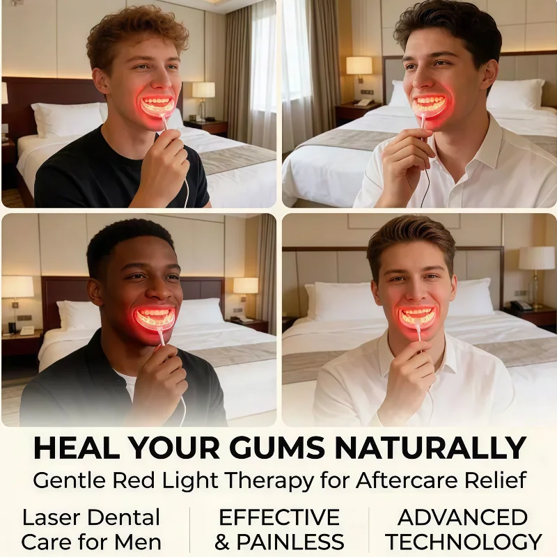 

Medical Grade Red Light Oral Therapy, Immediate Relief for Toothache Sensitive Gums Periodontal Disease Mouth Ulcer Treatment